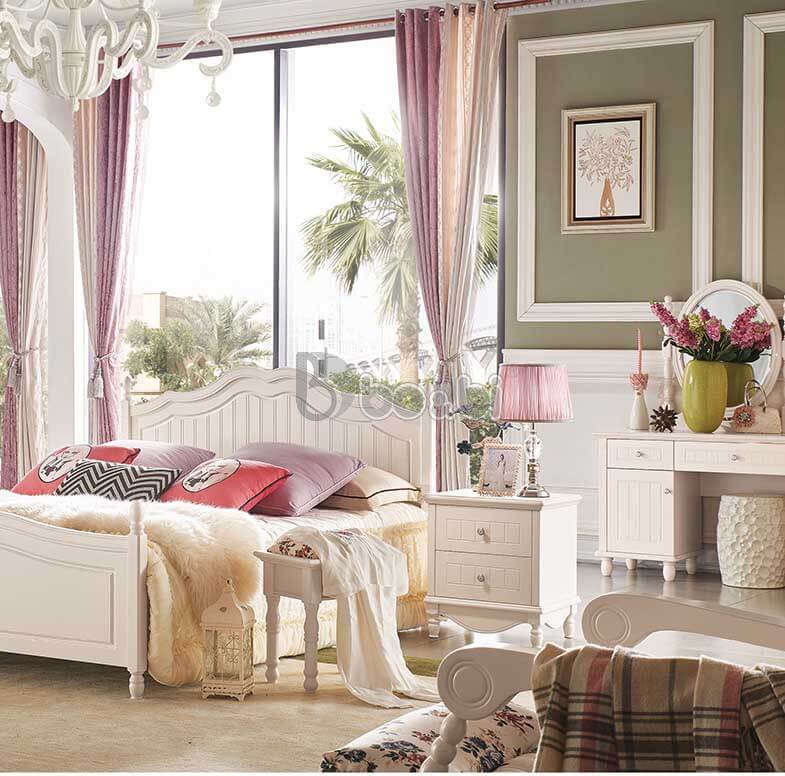 Giường công chúa màu sắc trang nhã BBJY 802G-2